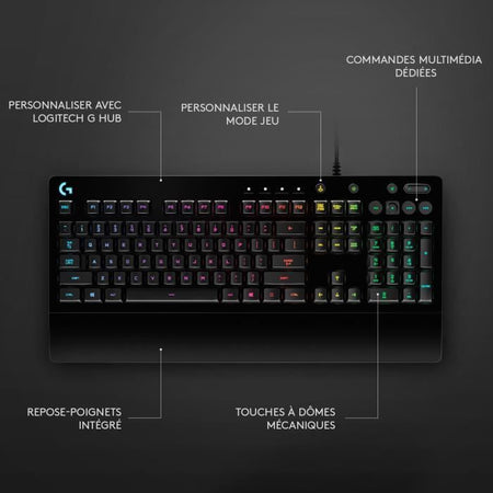 LOGITECH G213 Prodigy Gamer Keyboard - QWERTY