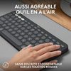 LOGITECH - Tastiera wireless - Pebble Keys 2 M380s - Bluetooth - Pulsante Easy-Switch - Grafite - (920-011803)