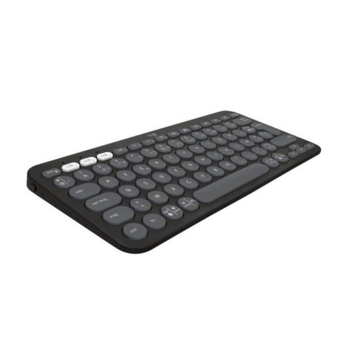 LOGITECH - Tastiera wireless - Pebble Keys 2 M380s - Bluetooth - Pulsante Easy-Switch - Grafite - (920-011803)