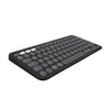 LOGITECH - Tastiera wireless - Pebble Keys 2 M380s - Bluetooth - Pulsante Easy-Switch - Grafite - (920-011803)