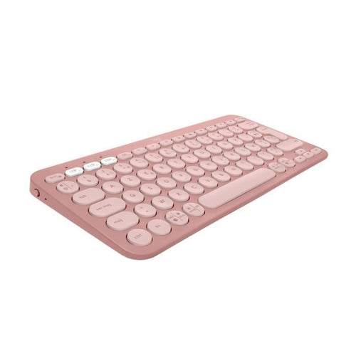 LOGITECH - Tastiera wireless - Pebble Keys 2 M380s - Bluetooth - Pulsante Easy-Switch - Rosa - (920-011805)