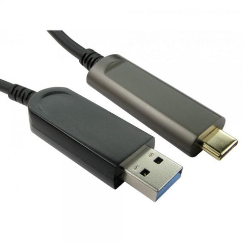 Cables Direct AOCUSB3C-921-05 cavo USB USB 3.2 Gen 1 [3.1 Gen 1] 5 m USB A USB C Nero (AOC USB 10Gbps Type A [M] to Type C [M] Cable 5mtr)