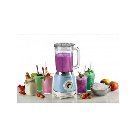 ARIETE FRULLATORE VINTAGE CELESTE (0583/05) - 1,5L - 4 VELOCITA'' + PULSE - TRITAGHIACCIO - 1000W