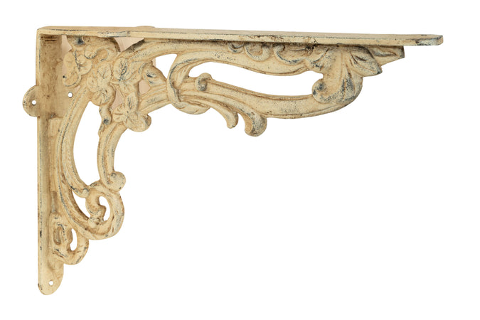 Biscottini Biscottini Mensola a Muro Reggi Mensole Ghisa Anticata Stile Vintage 40x11x59