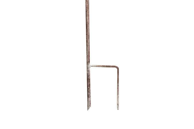 Biscottini Biscottini Supporto Multiuso 22x1.5x183 per Lanterna Gabbie Ruggine Anticata