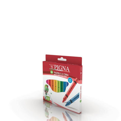 PIGNA - 24 PASTELLI A CERA 8 MM