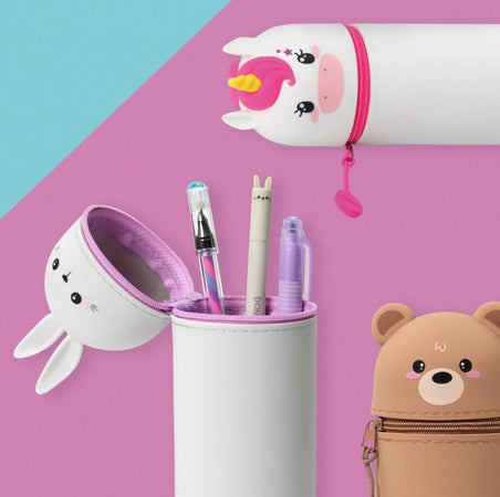 Legami, Astuccio Kawaii morbido Silicone, Tema Bunny
