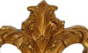 Biscottini Sopraporta in legno finitura foglia oro anticato Made in Italy