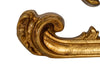 Biscottini Sopraporta in legno finitura foglia oro anticato Made in Italy
