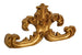 Biscottini Sopraporta in legno finitura foglia oro anticato Made in Italy