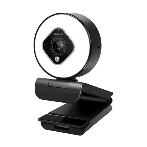 LogiLink UA0384 webcam 2 MP 1920 x 1080 Pixel USB 2.0 Nero, Bianco (LogiLink UA0384 Webcam LL1 Stream, USB)