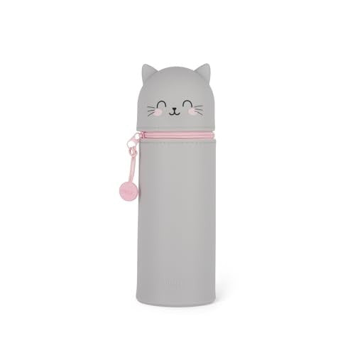 Legami, Astuccio Kawaii morbido Silicone, Tema Kitty