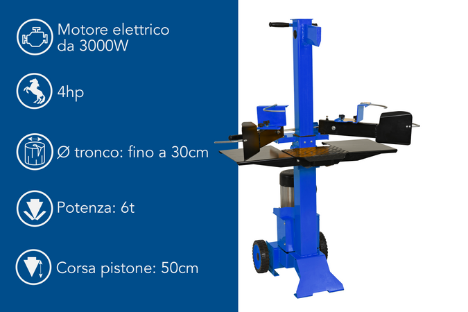 Spaccalegna Ama verticale 6T Toro