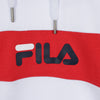 FILA Felpa Leggera Cappuccio Uomo Jeremy Bright White/black Iris/true Red da uomo