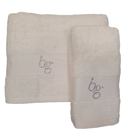 Asciugamani Blugirl Babila: Lusso Moderno, Set Viso + Ospite, Puro Cotone