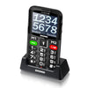 BRONDI AMICO CHIC (NERO) - TELEFONO CELLULARE PER ANZIANI - TASTO SOS - CONTROLLO REMOTO