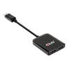 CLUB3D CSV-7220 cavo e adattatore video 1 m DisplayPort HDMI + DisplayPort Grigio (Club 3D - videoadapter - 20 cm)