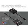 CLUB3D CSV-1555 cavo e adattatore video 1,5 m USB tipo-C 2 x DisplayPort Nero (Club 3D videoadapter - 20 cm)