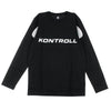 KAPPA KONTROLL Maglietta Manica Lunga Uomo Kontroll Tee L/s Omini Black/grey Silver da uomo