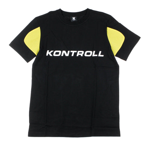 KAPPA KONTROLL Maglietta Uomo Kontroll Tee Omini Black/yellow Lemon da uomo