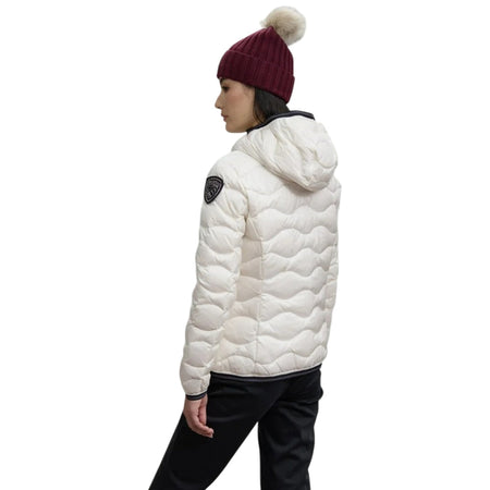 Blauer piumino bianco Camelia 25WBLDC03095