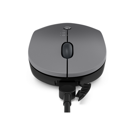 Lenovo Go Multi-Device mouse Ufficio Ambidestro RF senza fili + Bluetooth Ottico 2400 DPI (Lenovo Go Multi-device - Mouse - blue optical - 3 buttons - wireless - 2.4 GHz, Bluetooth 5.0 - USB-C wirele