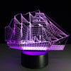 Creative sailing 3D light