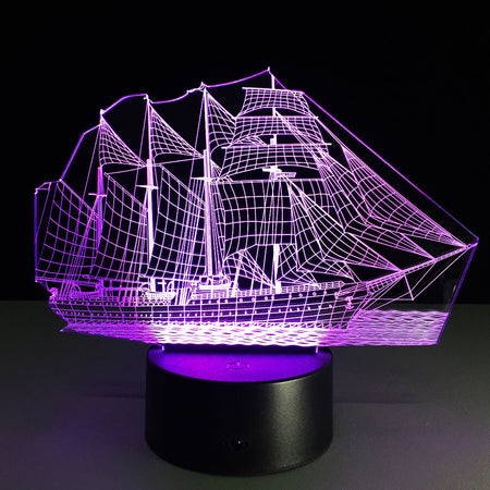 Creative sailing 3D light
