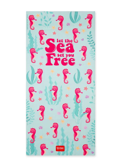 Legami, Beach Towel tema Seahorse