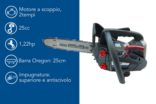 Motosega a scoppio da potatura Ama AMX 26.10 25cc