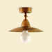 Plafoniera rustica lampadari Bartalini ELIPLA PL20 E27 LED ottone lampada soffitto