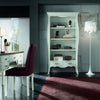 MOBILI 2G - LIBRERIA CLASSICA IN LEGNO 2 CASSETTI BIANCO 106X47X204 (3099)