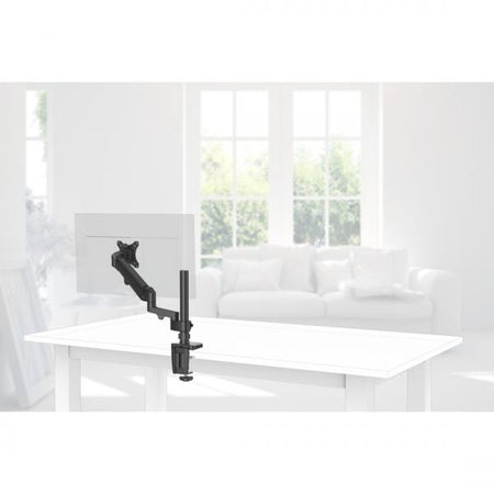 Hama 00118496 Supporti a parete per TV 88,9 cm [35] Scrivania Nero (Hama Monitorarm FULLMOTION Gasfeder, 8)