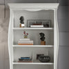 MOBILI 2G - LIBRERIA CLASSICA IN LEGNO 2 CASSETTI BIANCO 106X47X204 (3099)