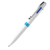 Penna A Sfera Take 4 A Quattro Colori Punta M Fusto Bianco Schneider