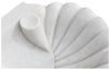 Biscottini Lavandino a conchiglia in marmo bianco L64xPR50xH12 cm