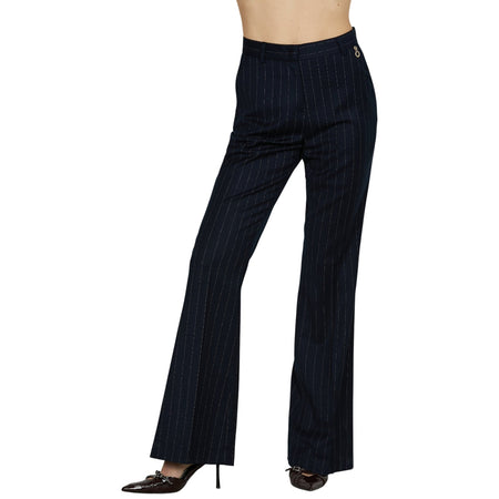 Relish pantalone blu gessato USSUS RDA2507091035