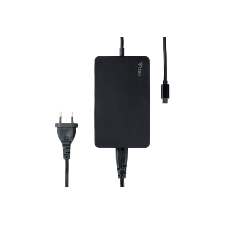 ITEK ALIMENTATORE UNIVERSALE PER DISPOSITIVI USB-C - 65W, SILM DESIGN