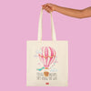 Legami, Borsa di cotone, Ecologica, Tema Air balloon
