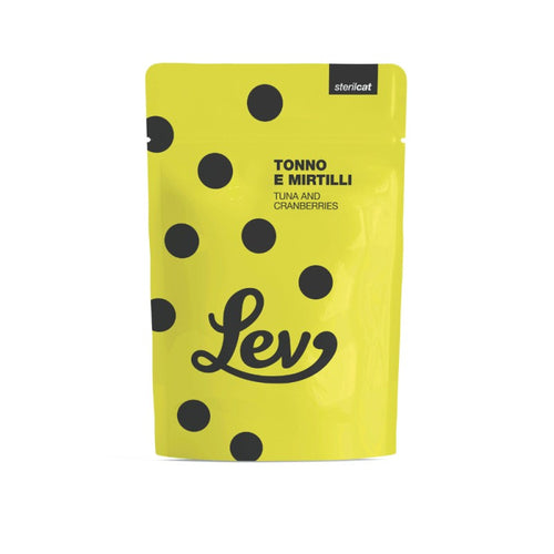 Lev Sterilizzato Bustina al Tonno e Mirtilli per Gatti 60gr