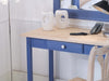 MOBILI 2G - SCRIVANIA 1 CASSETTO LEGNO LACCATO BLU 99X61X80 (2222)