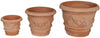 Biscottini Biscottini Set 3 Vasi Terracotta Fatti a Mano Antigelivo Made Italy 40x30