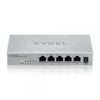 MG-105 Switch di Rete Non Gestito 5 Porte 2.5G Ethernet (100/1000/2500) Full Duplex Montabile a Parete