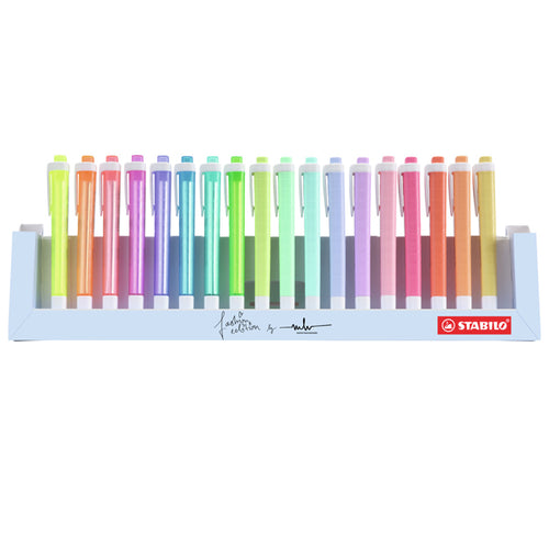 Deskset 18 Evidenziatori Swing Cool Colori Ass. 275/18-01-5 Stabilo