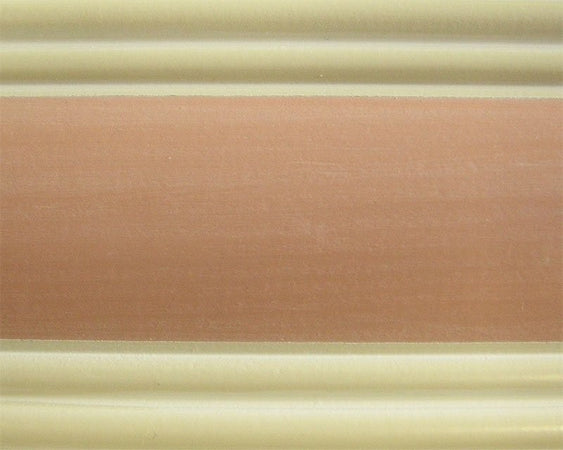 MOBILI 2G - LETTO SINGOLO ARTE POVERA LEGNO SHABBY ROSA E MIELE 98x212x111 (2228)