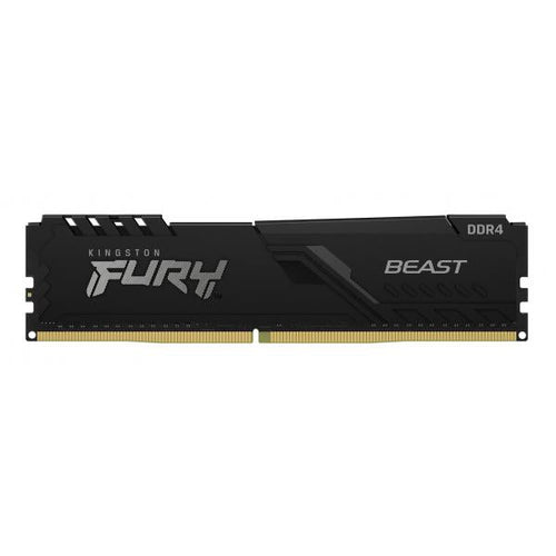 Kingston Technology FURY Beast 16GB 3200MT/s DDR4 CL16 DIMM 1Gx8 Black (16GB DDR4 3200MTS CL16 DIMM BLACK)
