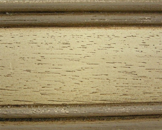 MOBILI 2G - ARMADIO 2 ANTE LEGNO SHABBY AVORIO ANTICATO E TORTORA 127x64x212 (1462)