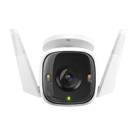 TP-LINK Tapo Outdoor WLAN-Sicherheitskamera, IP-Sicherheitskamera, Innen & Auen, Kabellos, Wand, Wei, Patrone (Form)