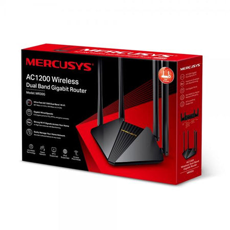 Router Gigabit Wireless Dual Band AC1200 - Dual band simultaneo 300Mbps a 2.4GHz e 867Mbps a 5GHz - Supporto IEEE 802.11ac - N.4 Antenne esterne