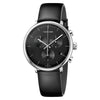 Orologio CALVIN KLEIN uomo High Noon cronografo pelle nero